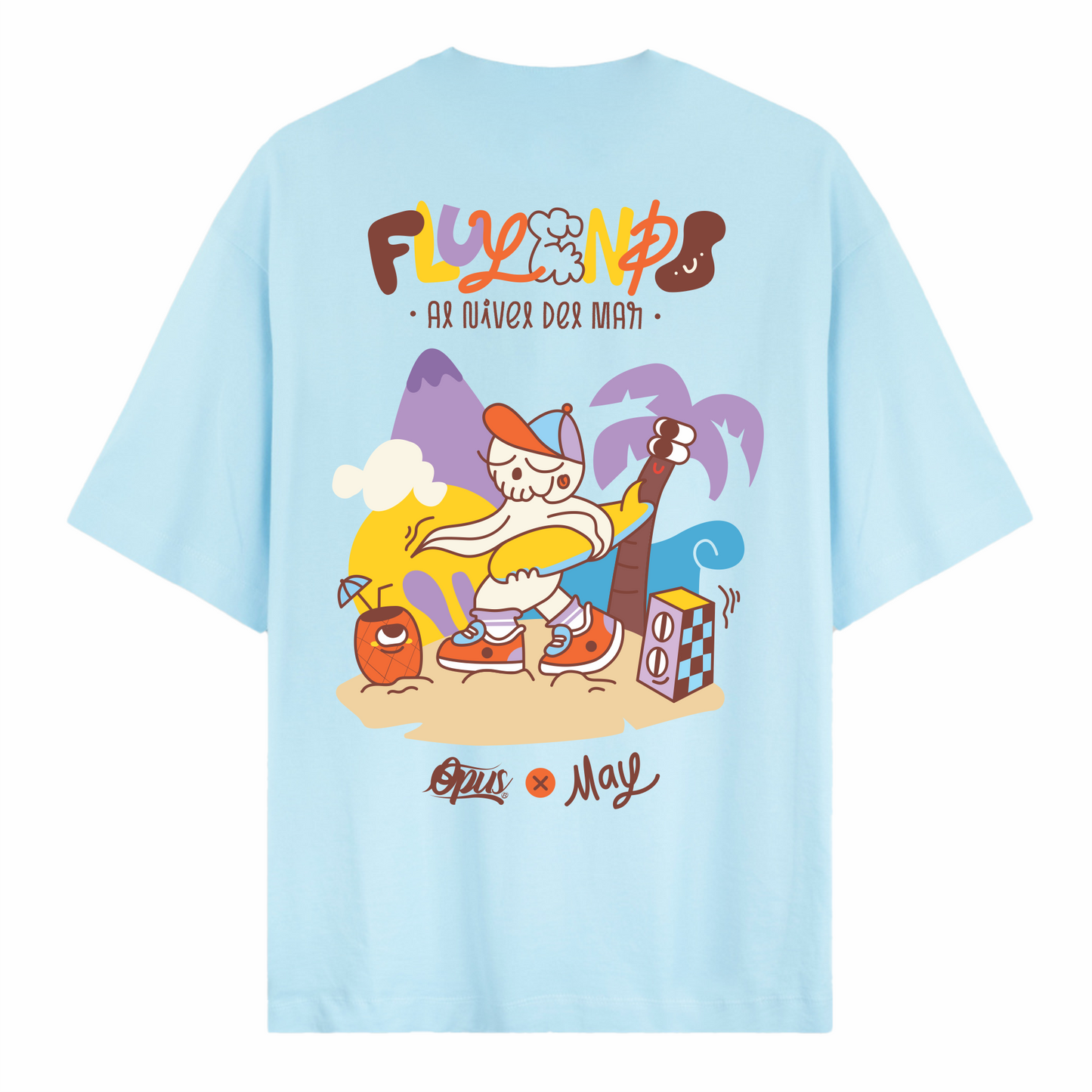 "FLUYENDO AL NIVEL DEL MAR" TEE